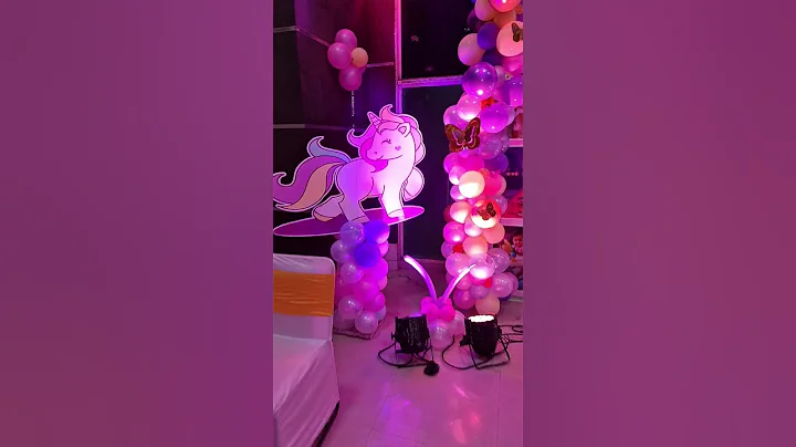 Unicorn theme decoration #dkgpartyevents #balloons #party #decoration #Unicorntheme