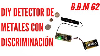 DETECTOR de METALES tipo pinpointer con discriminación