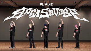 PLAVE 'Born Savage'|Dance Mirror Tutorial Slowed