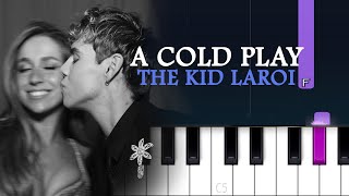 The Kid LAROI - A COLD PLAY (Piano tutorial)