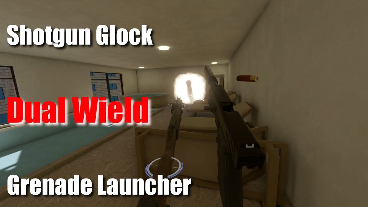 Рики Рэндом, захват и удержание с дробовиком Glock.