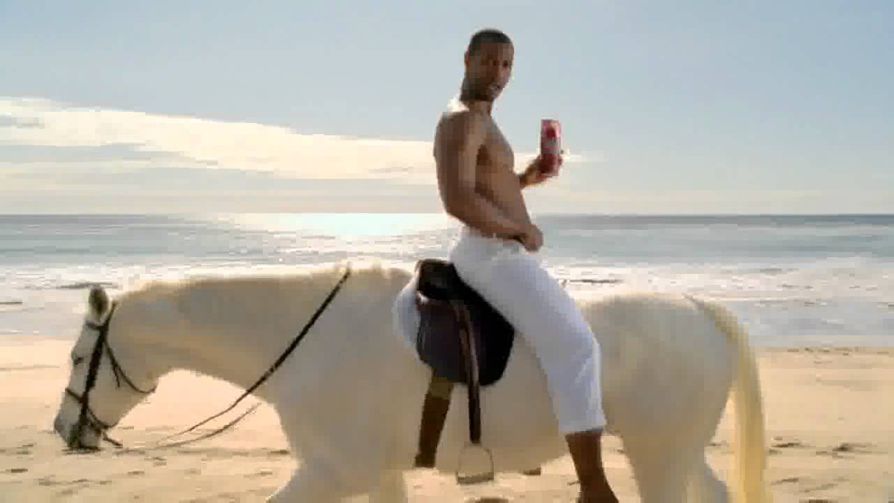 Old Spice did you know I am riding this horse backwards commercial