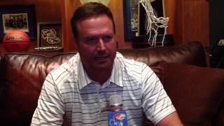 Bill Self Reaction to Andrew Wiggins Signing with Kansas