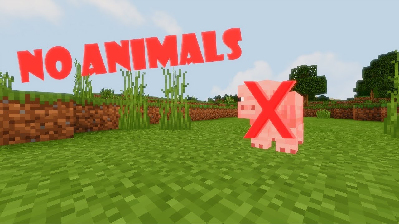 Minecraft| NO ANIMALS ALLOWED! - YouTube