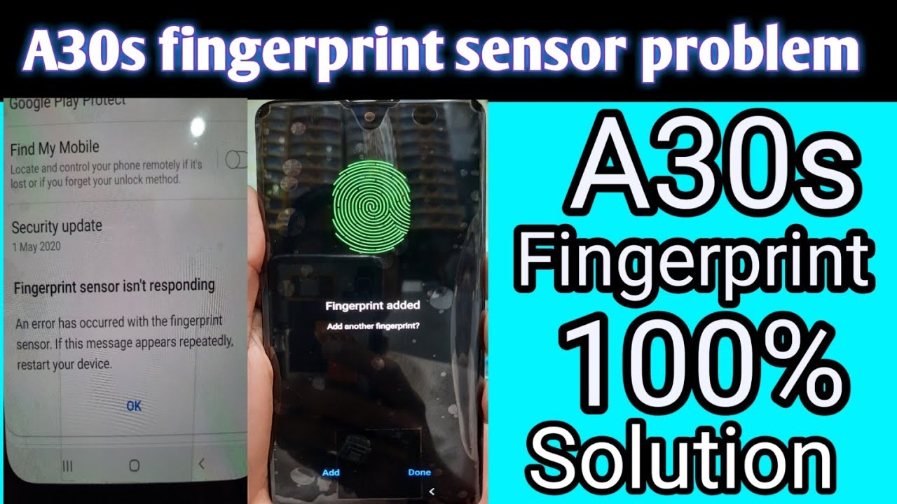 samsung-a30s-fingerprint-not-working-youtube