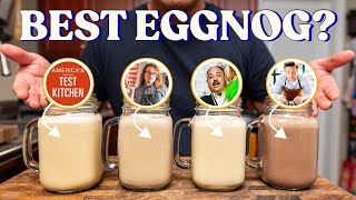 I Tested YouTube's BEST Eggnog Recipes (America's Test Kitchen, Joshua Weissman, Jamie Oliver)