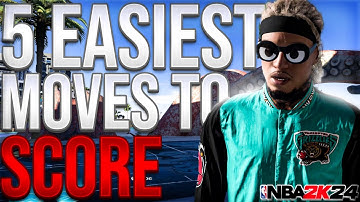 5 EASIEST MOVES TO GET OPEN IN NBA2K24! BEST DRIBBLE MOVES FOR 6’5-6’8 BUILDS!