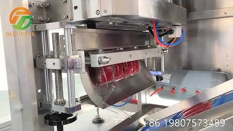 Ketchup sachet form fill seal machine, ketchup pouch packing machine