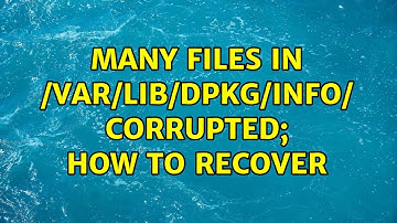 Ubuntu: Many files in /var/lib/dpkg/info/ corrupted; how to recover