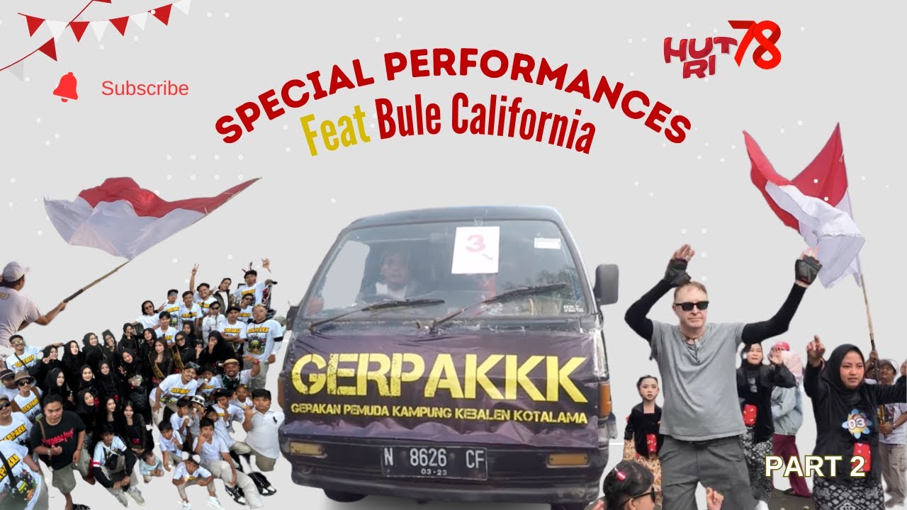 ADA BULE KOCAK 🤣 di Serunya Karnaval KOTALAMA bersama GERPAKKK  🇮🇩 - PART 2