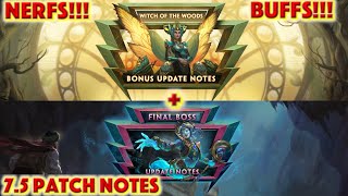 SMITE Patch Notes: 7.5 Final Boss + 7.4 Bonus Balance - Buffs + Nerfs + Skins (Season 7 Final Boss)