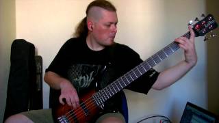 Nile - Cast Down The Heretic & Dusk Falls... (Bass & Bouzouki Playthrough)