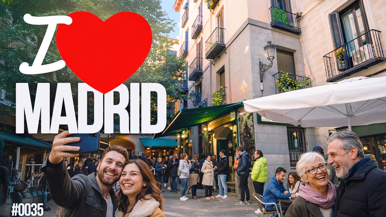 🇪🇸 From La Latina to Malasaña: Hidden Stairs & Historic Streets of Madrid relaxing moment : #0035