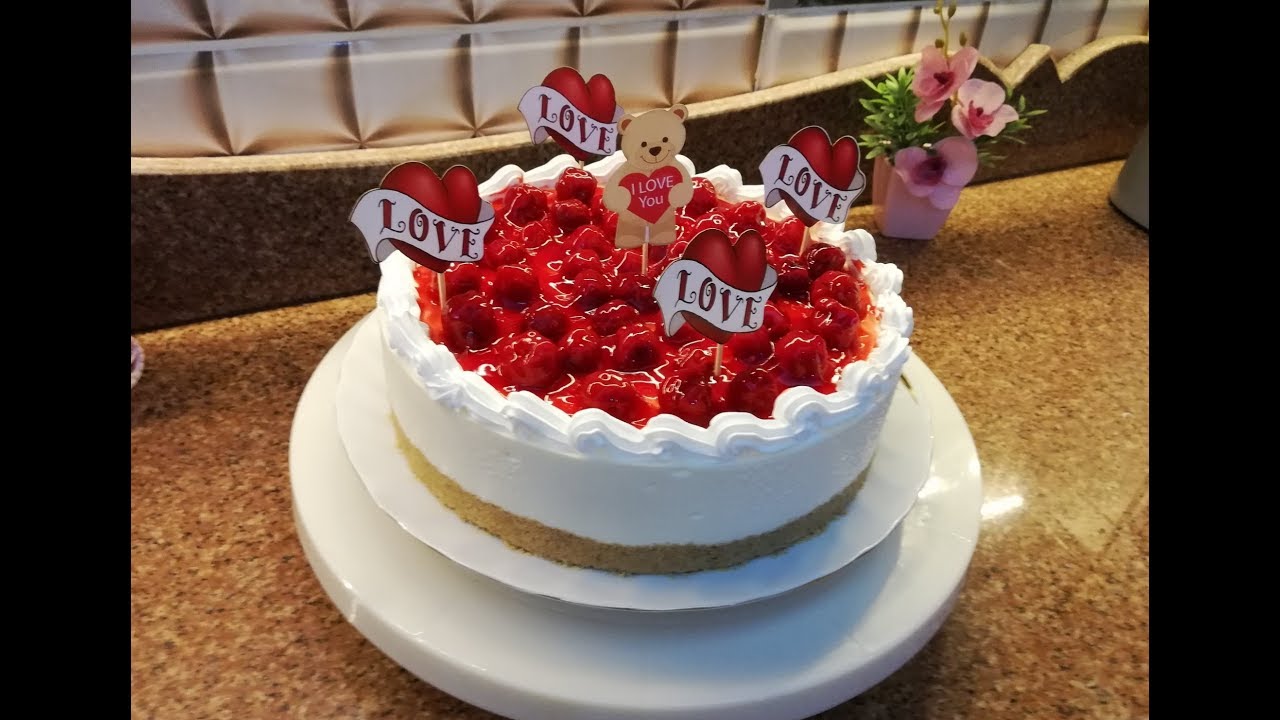 تشيز كيك سهل وسريع بدون فرن 😋 احلى تورتة #تشيز كيك 😋😋