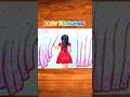 Girl Back Side Drawing ll How to Draw Back Side Girl With Curtains ll EasyDrawing57 #shorts #reels