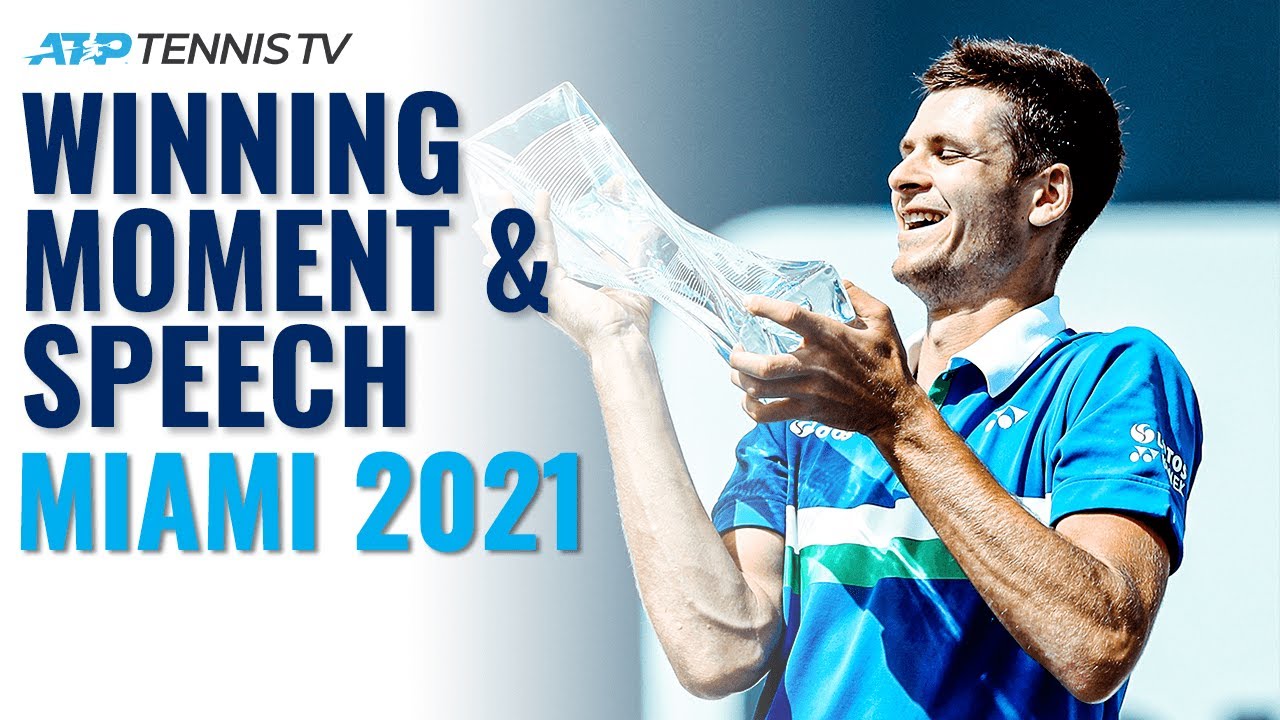 Hubert Hurkacz Wins the 2021 Miami Open! | Match Point & Speech