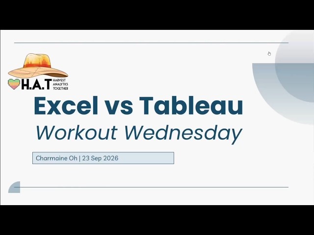 Thumbnail for Play video: Excel vs Tableau