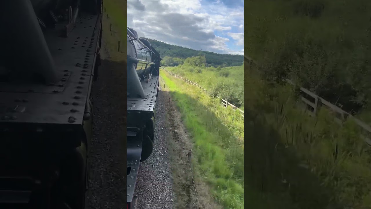 No. 5428 LMS Eric Treacy storms out of Levisham on the NYMR. Enjoy!