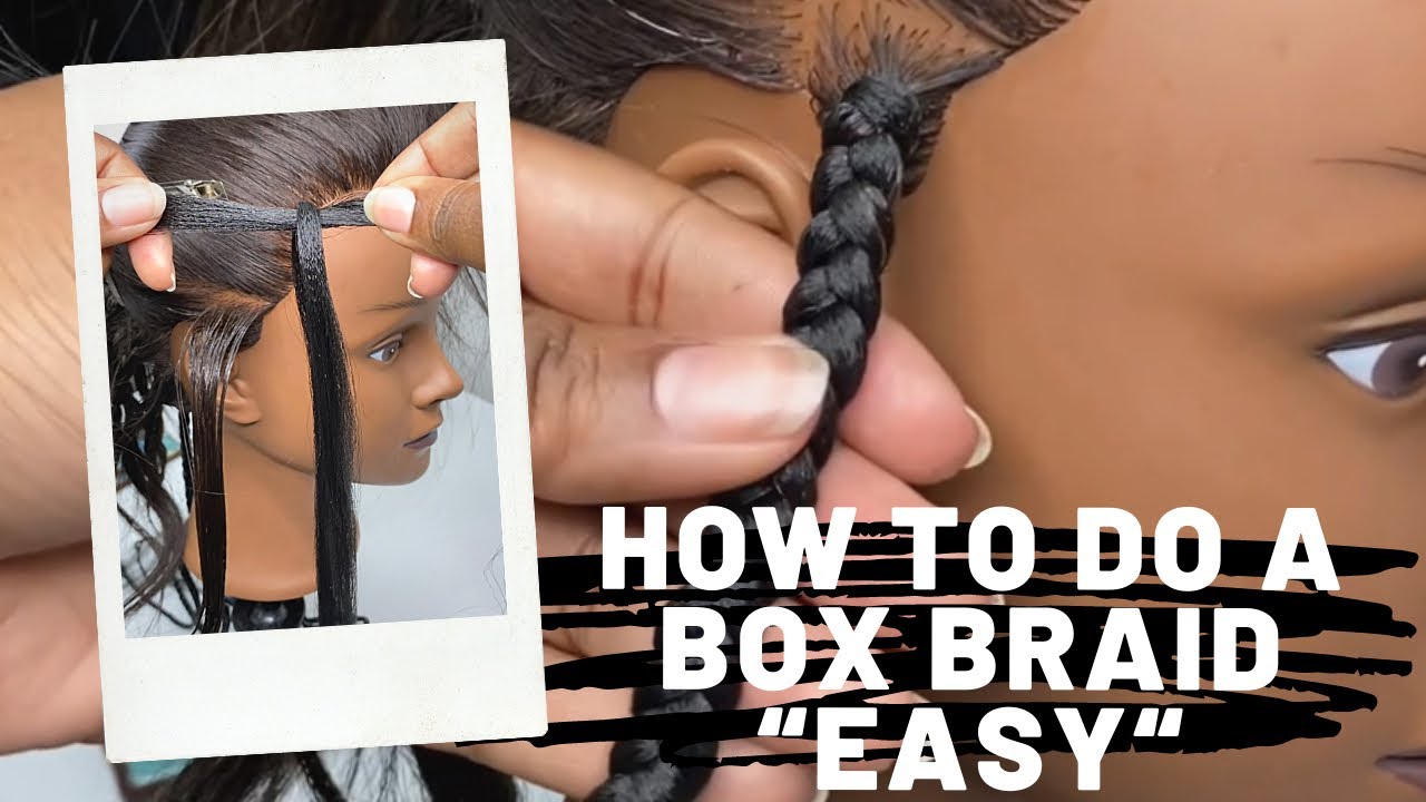 HOW TO: NEAT & PERFECT BOX BRAID DETAILED - EASY BOX BRAIDS - Learn to braid - 🎉1 MILLION VIEWS🎉