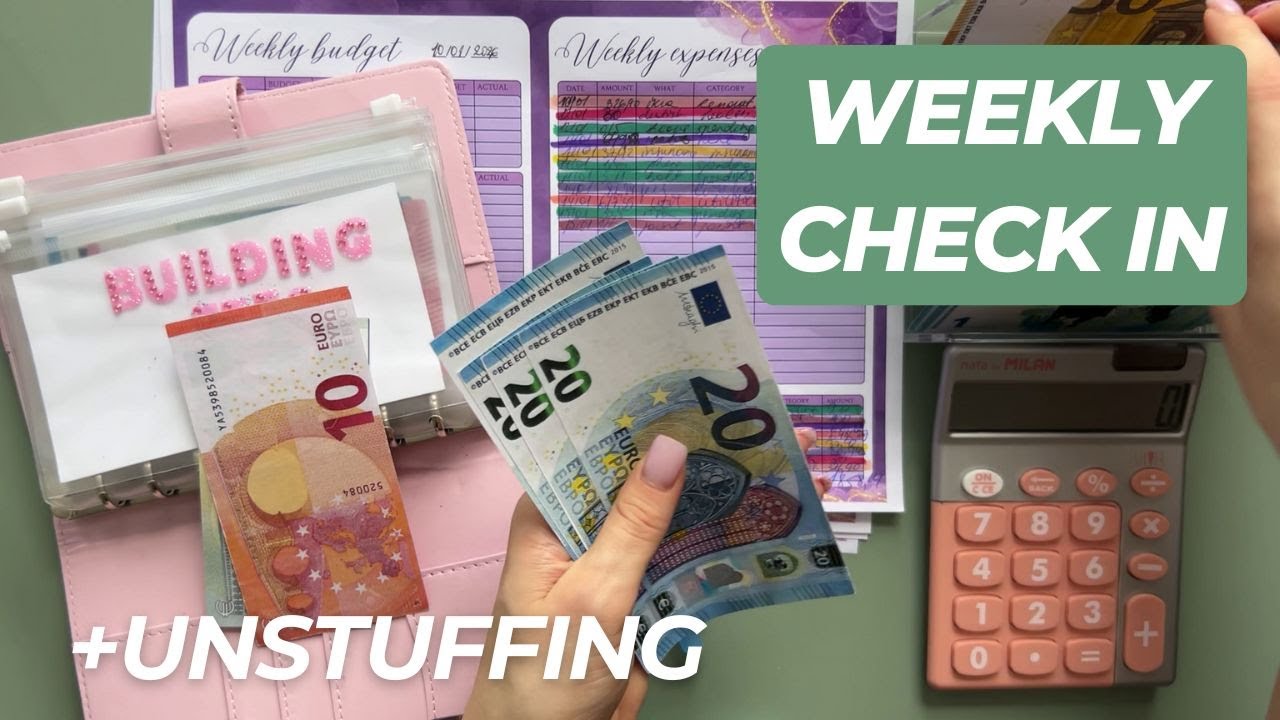 Euro weekly budget set up + cash unstuffing