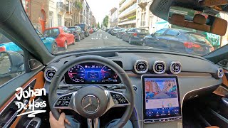 2021 MERCEDES C200 C-CLASS 204 HP POV TEST DRIVE