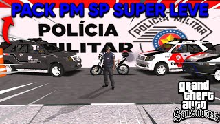 Gta Sa Android Pack Pmesp Super Leve Com Favela E Batalhão