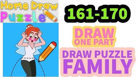 HOME DRAW PUZZLE level 161 162 163 164 165 166 167 168 169 170 answer gameplay