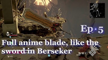 Code Vein - Zweihander sword - Ruined city gameplay - new gear - Having fun with enemies