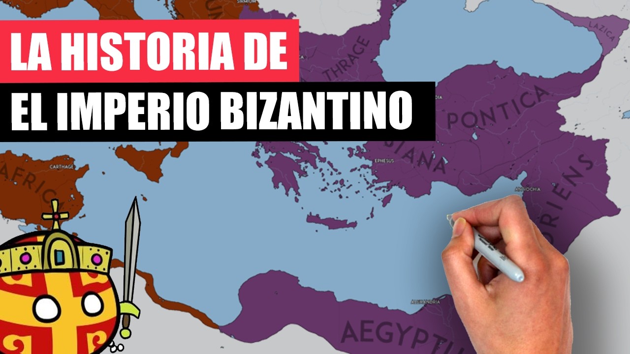 ✅ El IMPERIO BIZANTINO en 11 minutos | La historia del Imperio Romano de Oriente