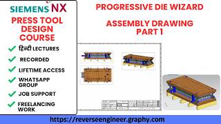 HINDI | 461. Assembly Drawing Drafting | Press Tool Design Full Course WhatsApp/Call +91 9654816262