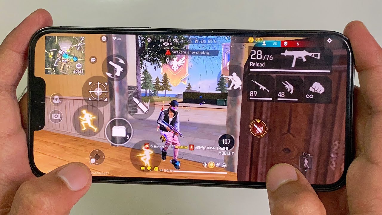 Solo vs Squad Game Play br Rank | Handcam 