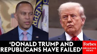 'America Is Too Expensive': Hakeem Jeffries Blames High Cost Of Living On Big Beautiful Bill