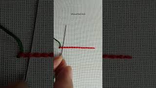 Whipped Back Stitch #knitstitch1 #flowerembroiderytutorial #embroiderydesigns