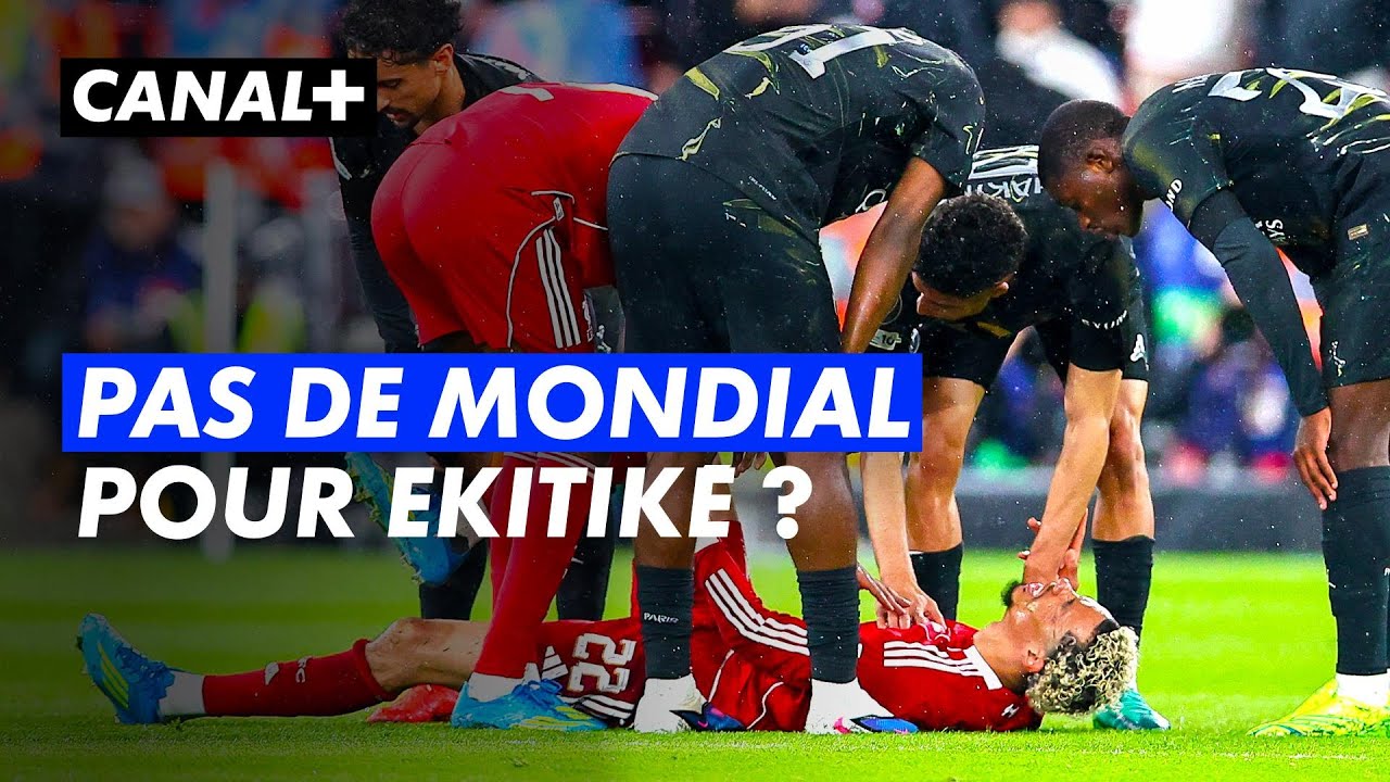 La terrible blessure de Hugo Ekitiké face au PSG - Ligue des champions 2025-2026