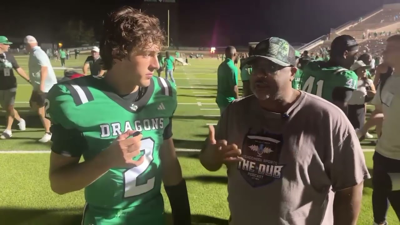 Southlake Carroll QB1 Angelo Renda after big win over Euless Trinity 