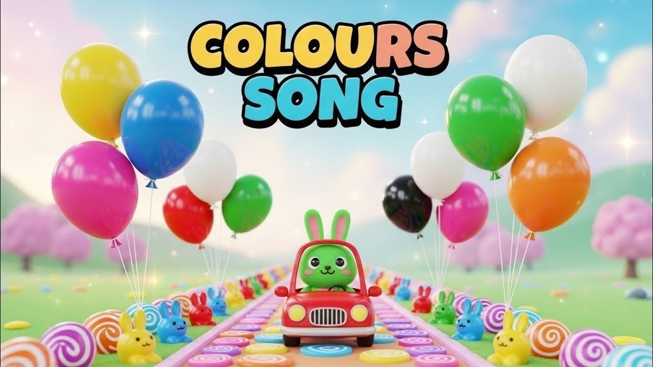 Colors Song for Toddlers 🌟 | Hop Pop Rhymes | Learn Colors with Fun Animation