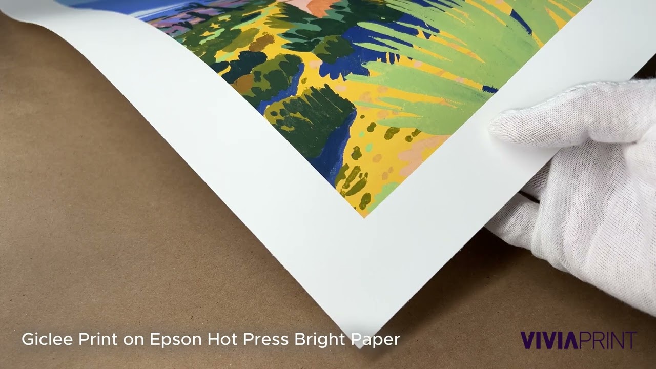 Giclee Print on Epson Hot  Press Paper