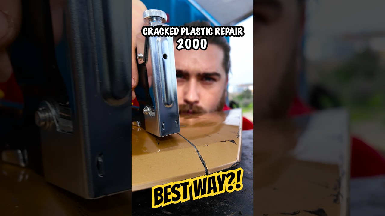 Which method do you use? How to fix cracked plastic in a car! #car #carlovers