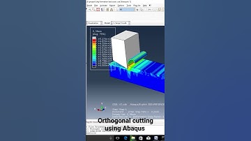 orthogonal cutting using Abaqus