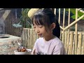 Full video of Han's delicious food making process. The daily life of a poor girl.