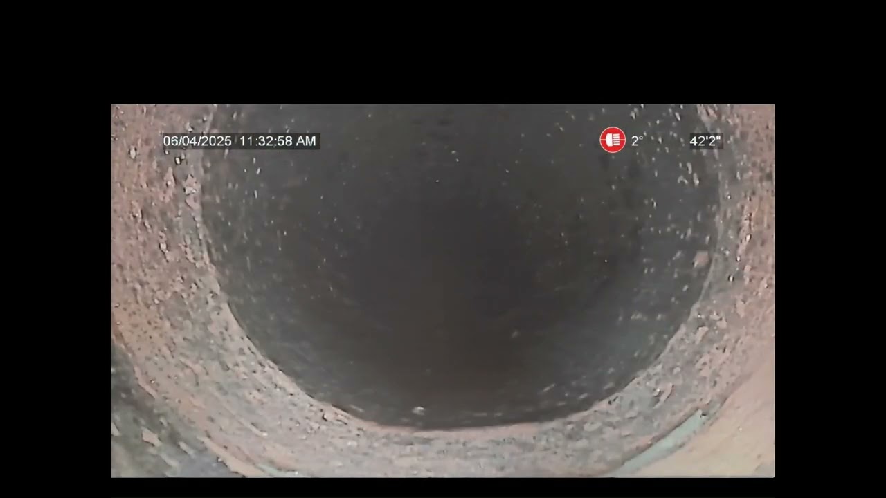 Sewer Camera Inspection – Main Line Root Intrusion -Camera Inspection  Main Line Root Intrusion