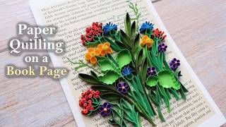 I made quilling flowers that I love 💚