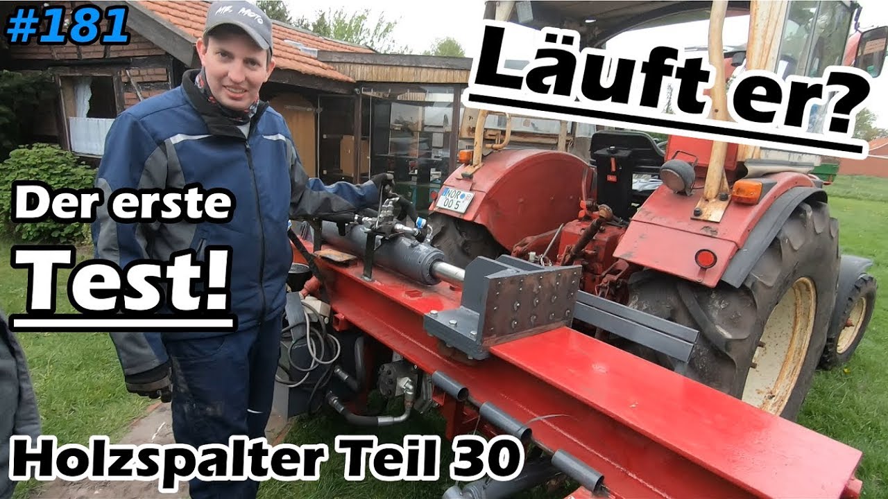 Holzspalter | Läuft er? | Der erste Test! | Schichtspalter | IHC 633 | Mr. Moto