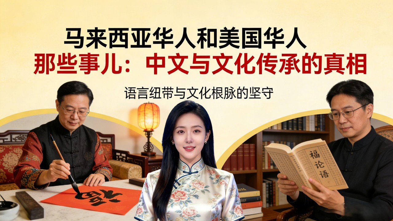 《马来西亚华人和美国华人那些事儿：、中文与文化传承的真相》