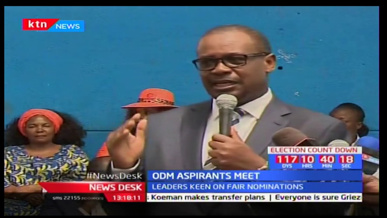 ODM aspirants hold meeting to discuss on how to ensure free and fair nominations
