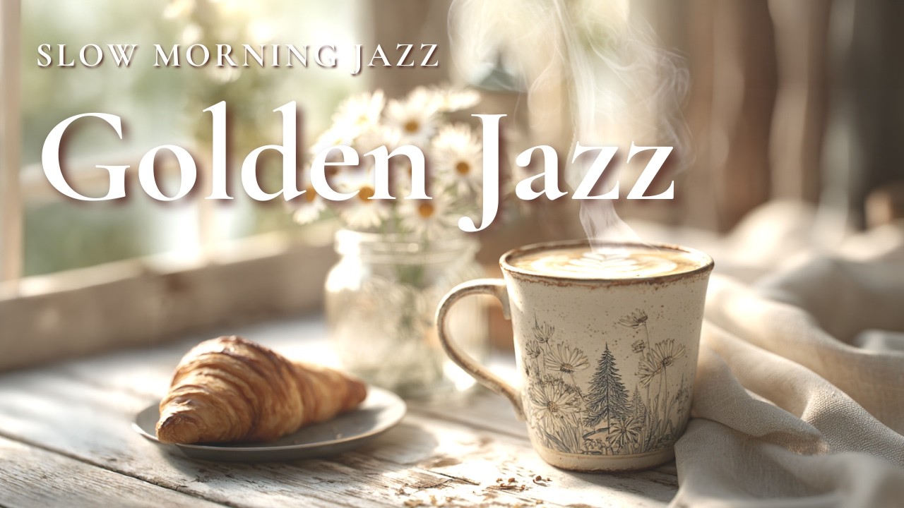 Slow Morning Jazz | Soft Golden Light & Cozy Coffee Jazz (1 Hour)