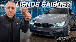 IŠ KUR LIŠNOS ŠAIBOS? 🤯 BMW M5 SPROGO VISI AIRBAGAI, BMW M3 ĮSTRIGO