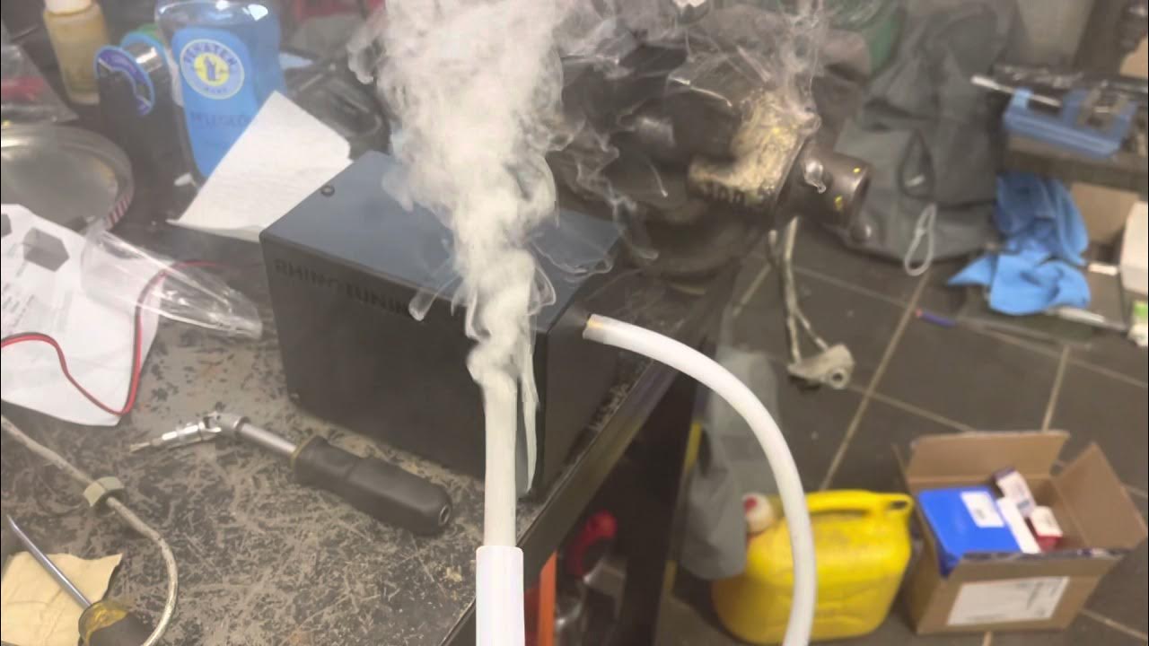 Engine vacuum leak detector smoke machine YouTube