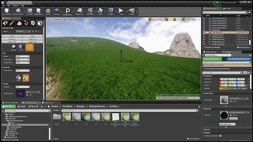 Unreal Engine 4 WIP #16 Terrain Fast Editing Sketch