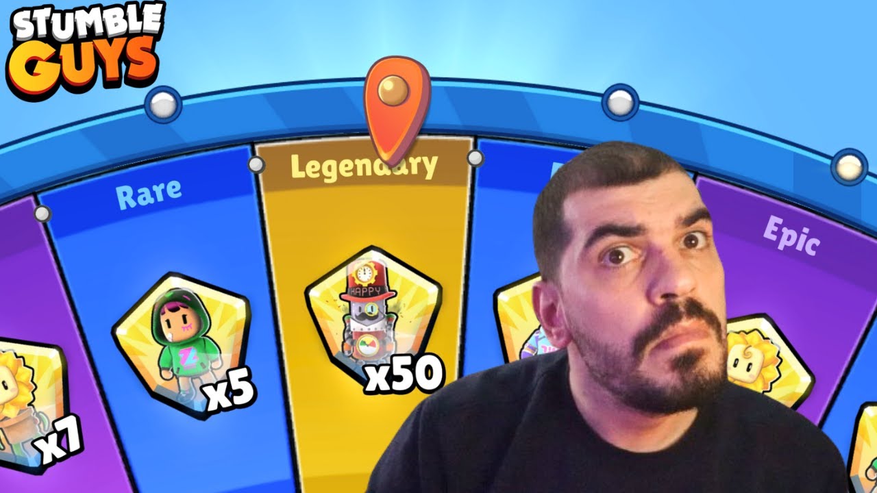 ΓΥΡΙΣΑ TO ΗOLIDAY WHEEL ΓΙΑ ΝΑ ΠΑΡΩ ΟΛΑ ΤΑ SKINS - STUMBLE GUYS